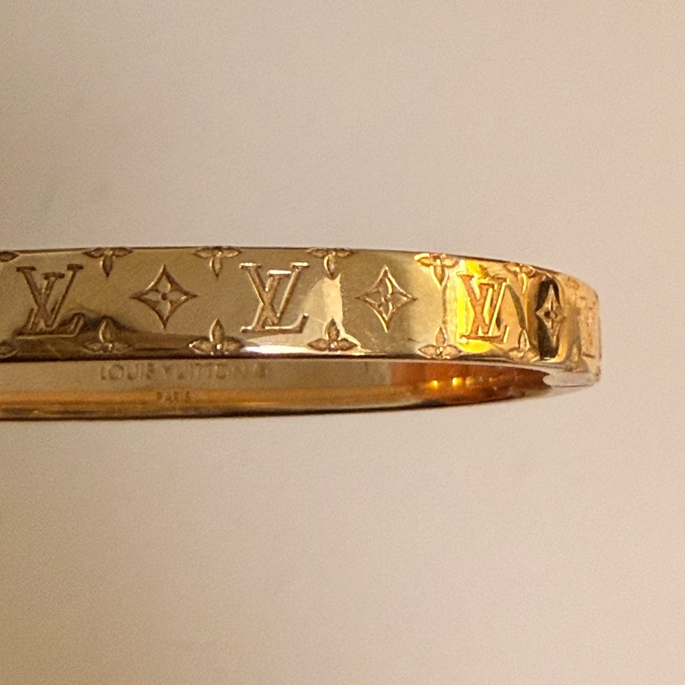 Louis Vuitton Monogram Gold Bracelet